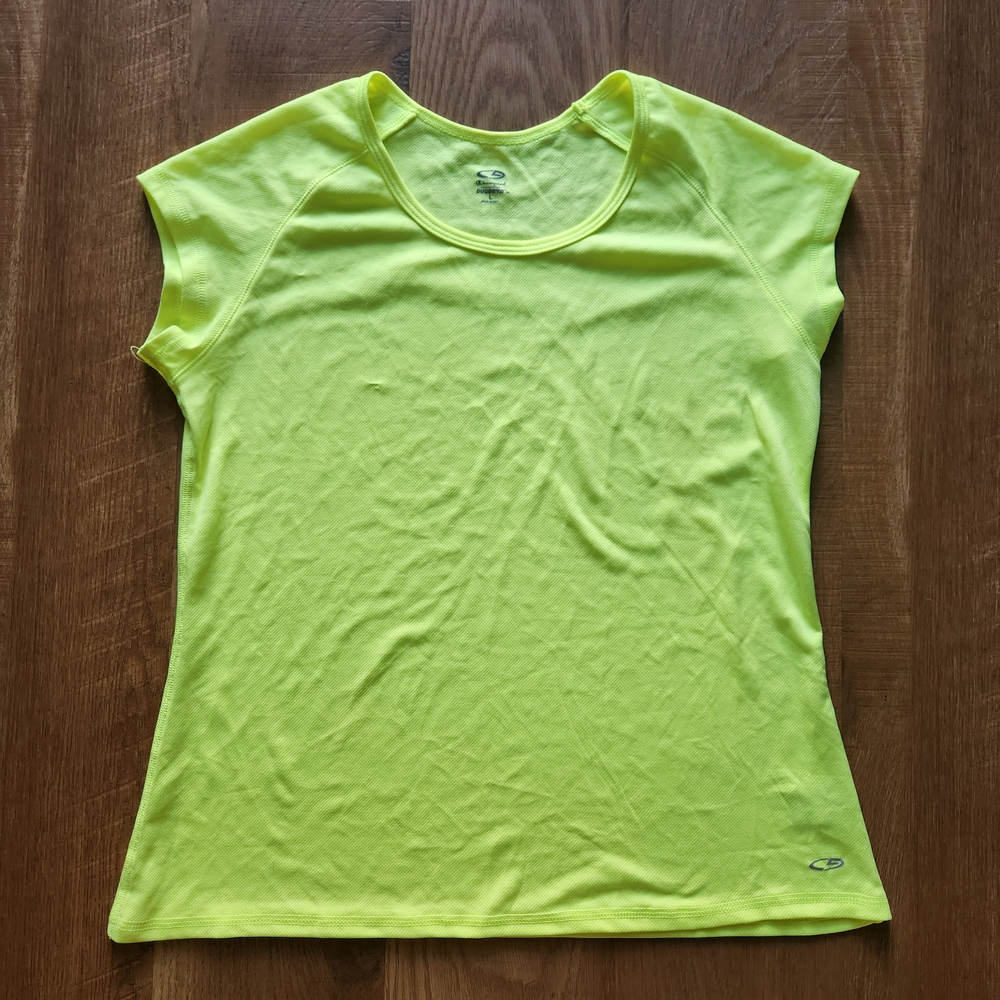 Women's C9 Champion Neon Yellow Athletic Top